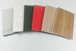 熱塑性PP蜂窩板 熱塑性預浸帶層壓板熱壓復合結(jié)構(gòu)板材 廂式貨車/房車/裝配式建筑用復合板材