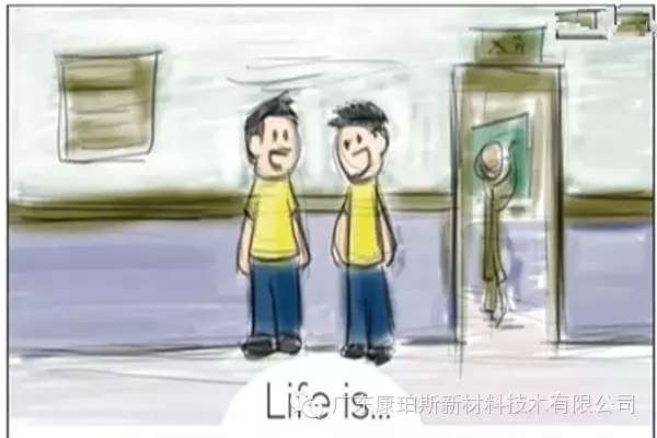 人生就是。。。 和好朋友在教室外面一起罰站