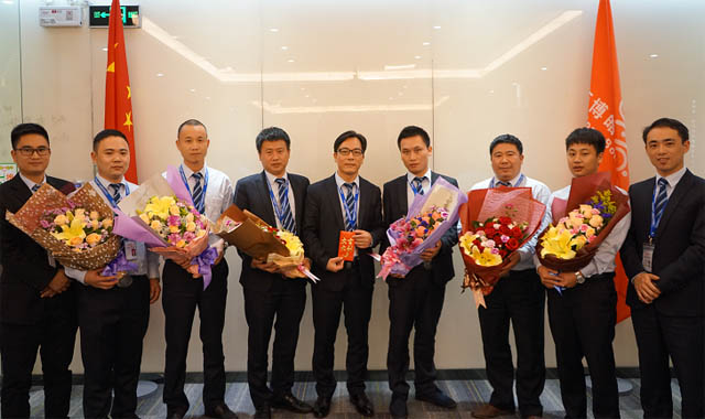 “業(yè)務團隊PK優(yōu)勝獎：--事業(yè)一部的銷售精英們！